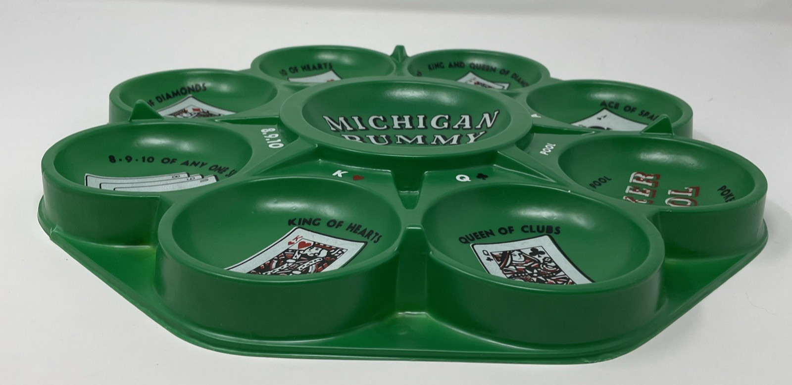 Vintage 1959 Transogram Michigan Rummy Ace Hi Horse Race Black Cat Tray