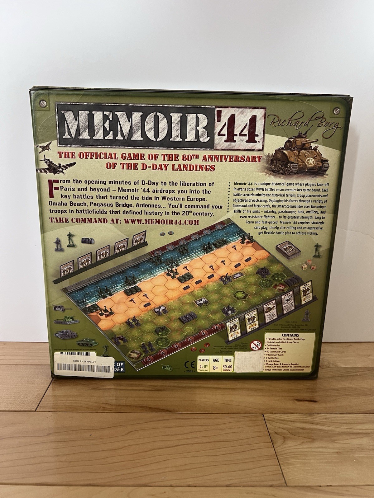 Memoir ’44 Days of Wonder Board Game Set Pre-owned – Incomplete READ