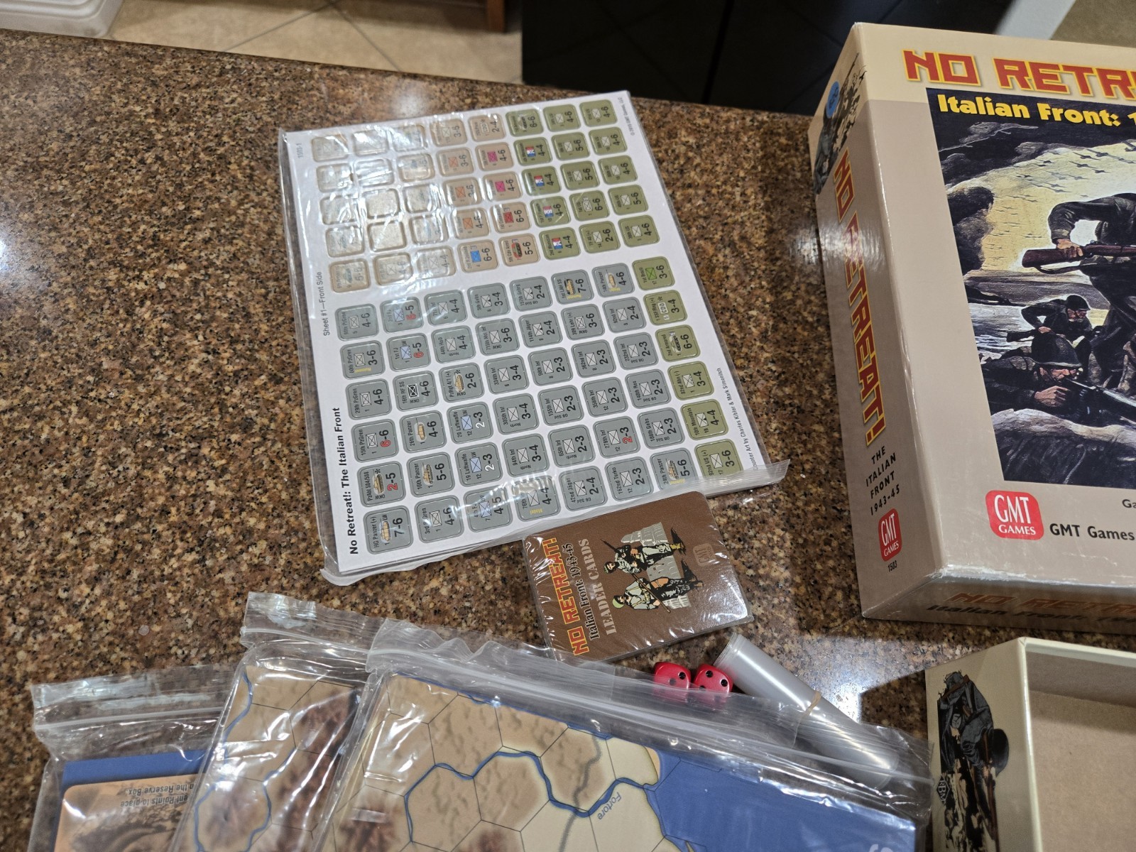 No Retreat Italian Front: 1943-45 GMT Games 1503 Unpunched