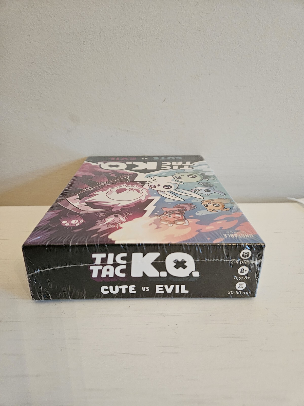 Tic Tac KO Cute vs Evil Card Game 8+ K.O. 2-4 Players Unstable Games New Sealed