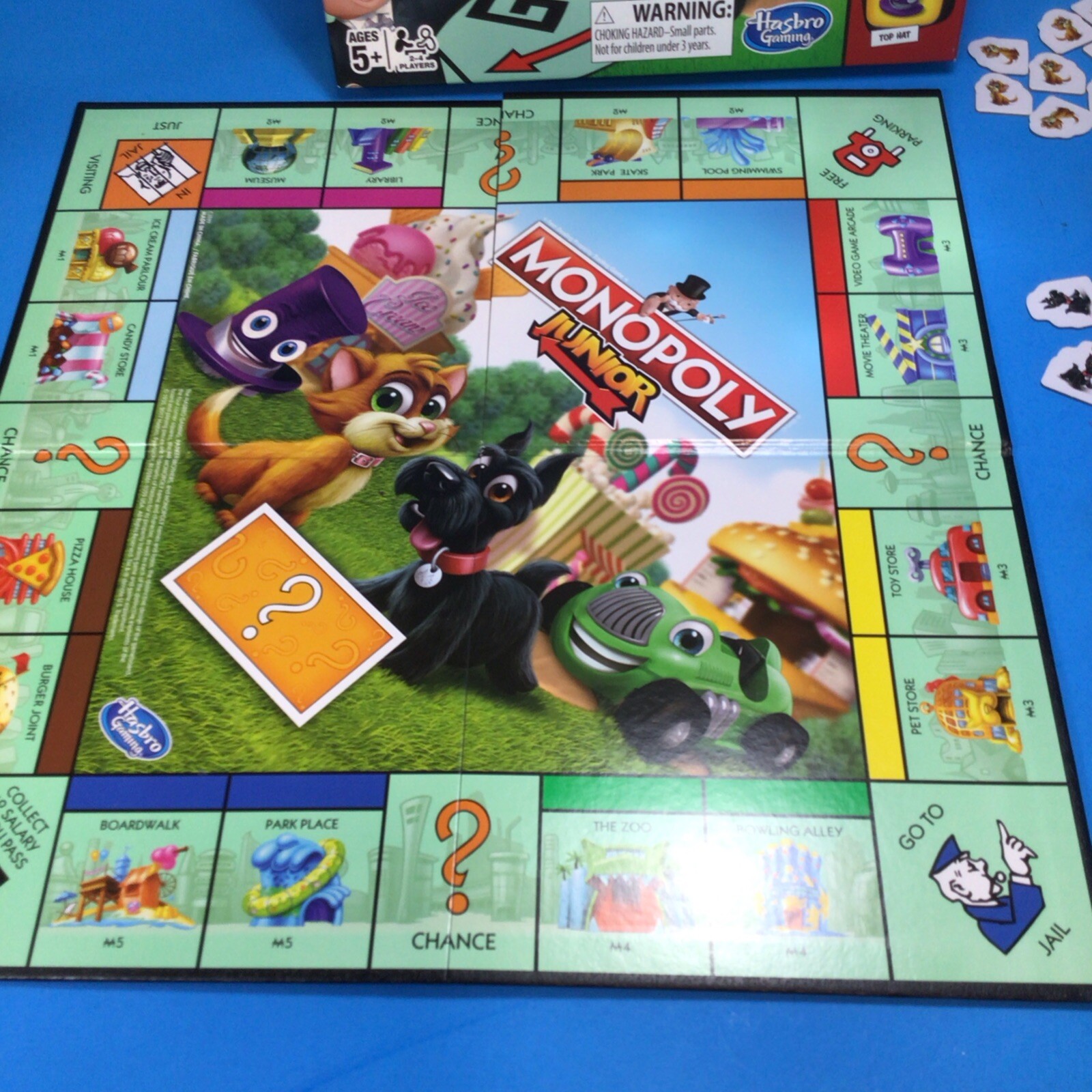 Hasbro Monopoly Junior Board Game Ages 5 and up, 5+, Complete