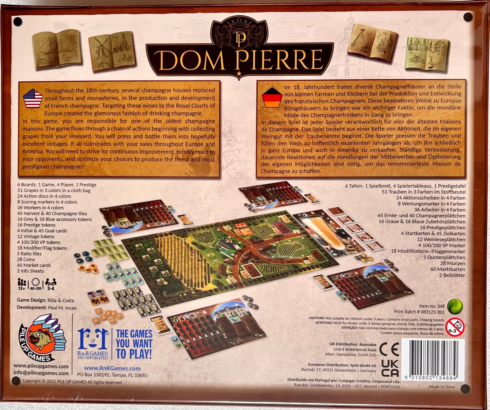 Dom Pierre R&R Games Family Game Expeert Game Strategy Game History Game