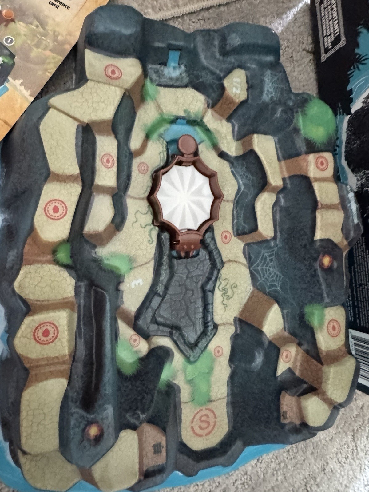 Fireball Island Curse Vul-Kar Spider Springs Treasure Trove Marbles CIB EUC