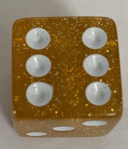 Yahtzee Deluxe Edition Board Game Golden Flecked Dice 1997 Complete W/O Pencils