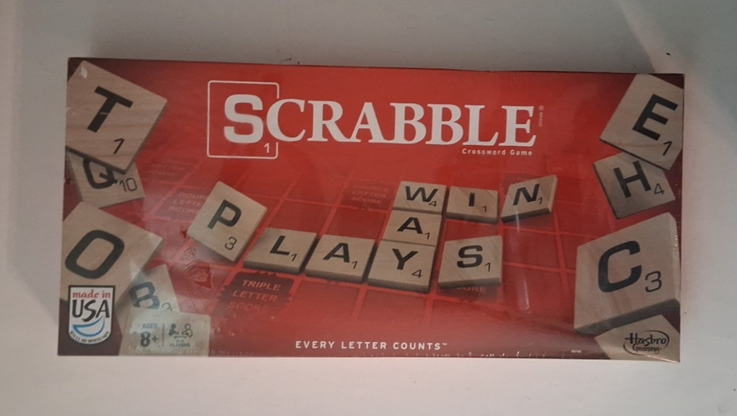 Scrabble Crossword Board Game Hasbro 2013 Crossword Game New Sealed