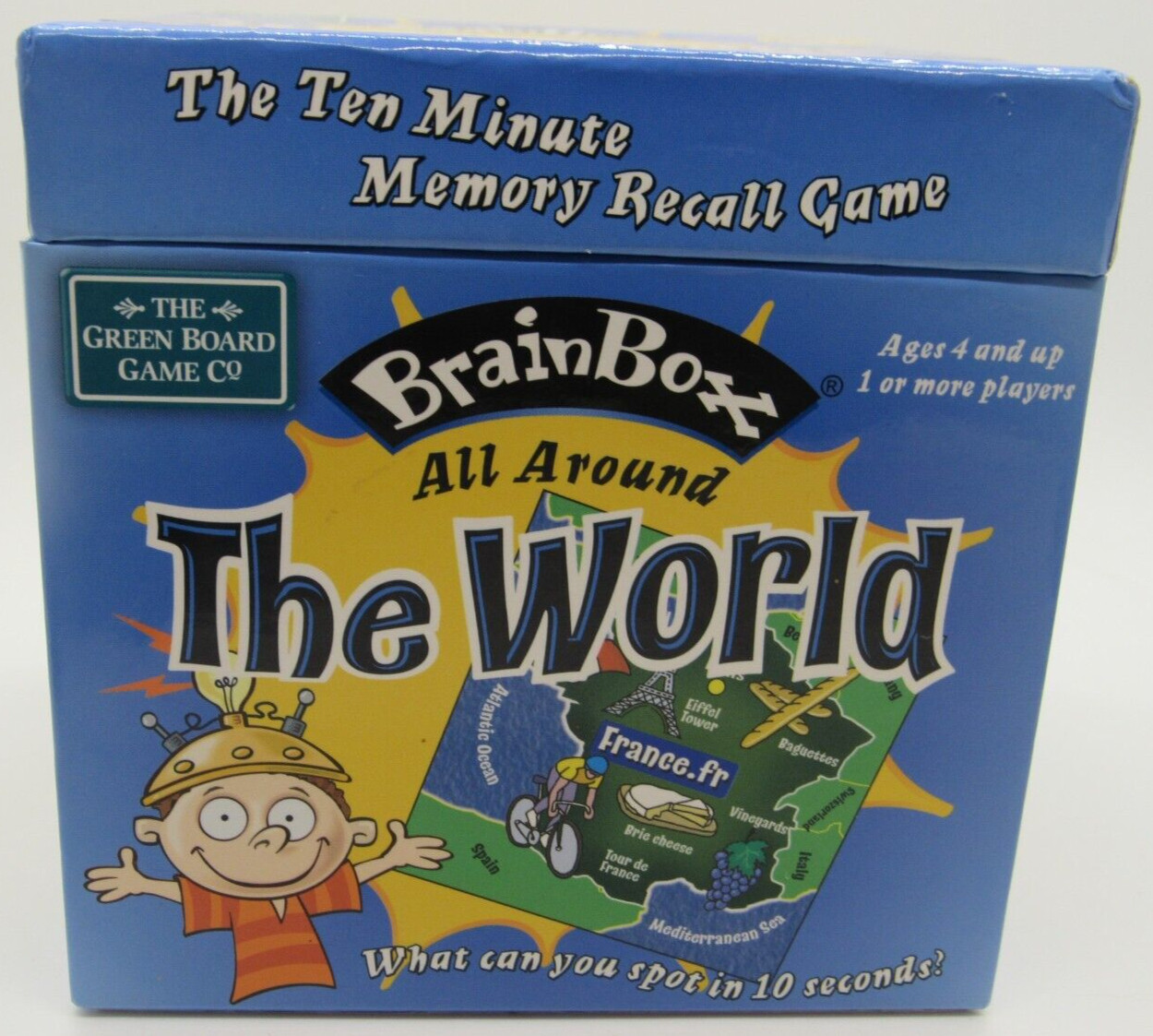 Brain Box ALL AROUND THE WORLD 10 Min Memory Recall Game NEW! MindWare Geography