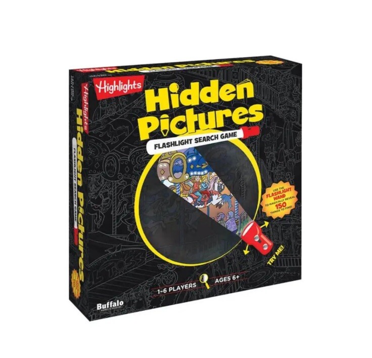 Highlights For Children – Hidden Pictures Flashlight Search Board Game
