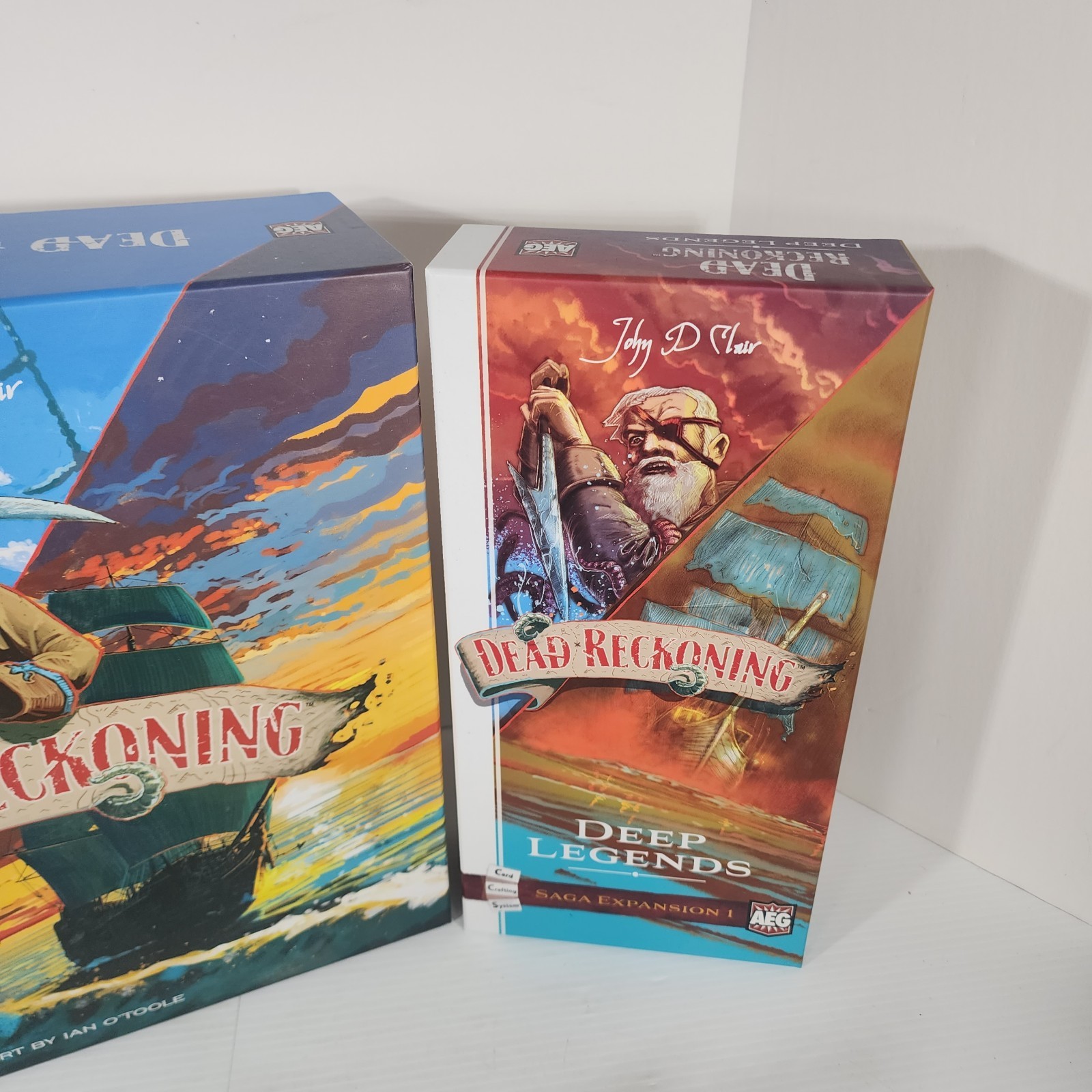 AEG Dead Reckoning Board Game Lot Base Game + Expansions 100% COMPLETE Legends