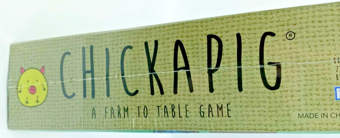 Chickapig Strategic Board Game Family Friendly For 2 or 4 Players Educational
