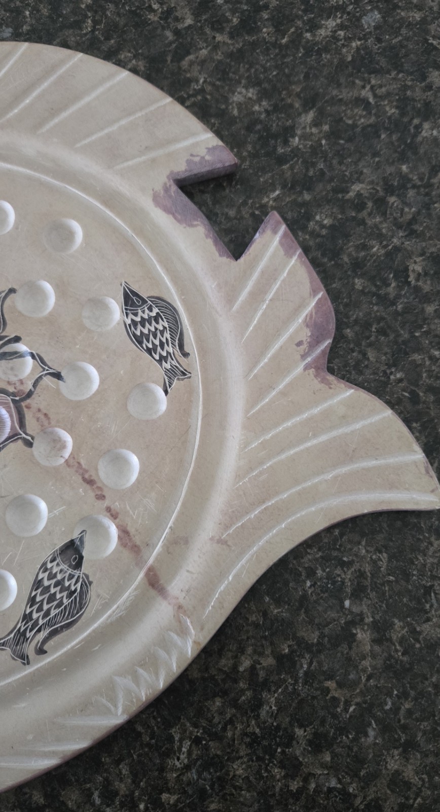 Marble? Fish Shaped Solitaire Marbles Game Board Flawed But Cool