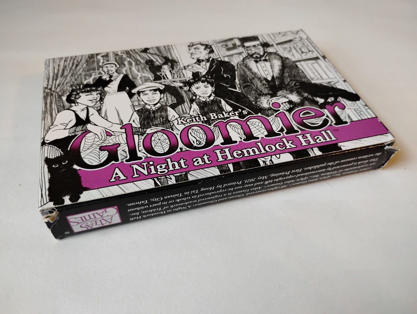 Gloomier: A Night At Hemlock Hall Card Game by Atlas Games ATG1356 – OPEN/USED