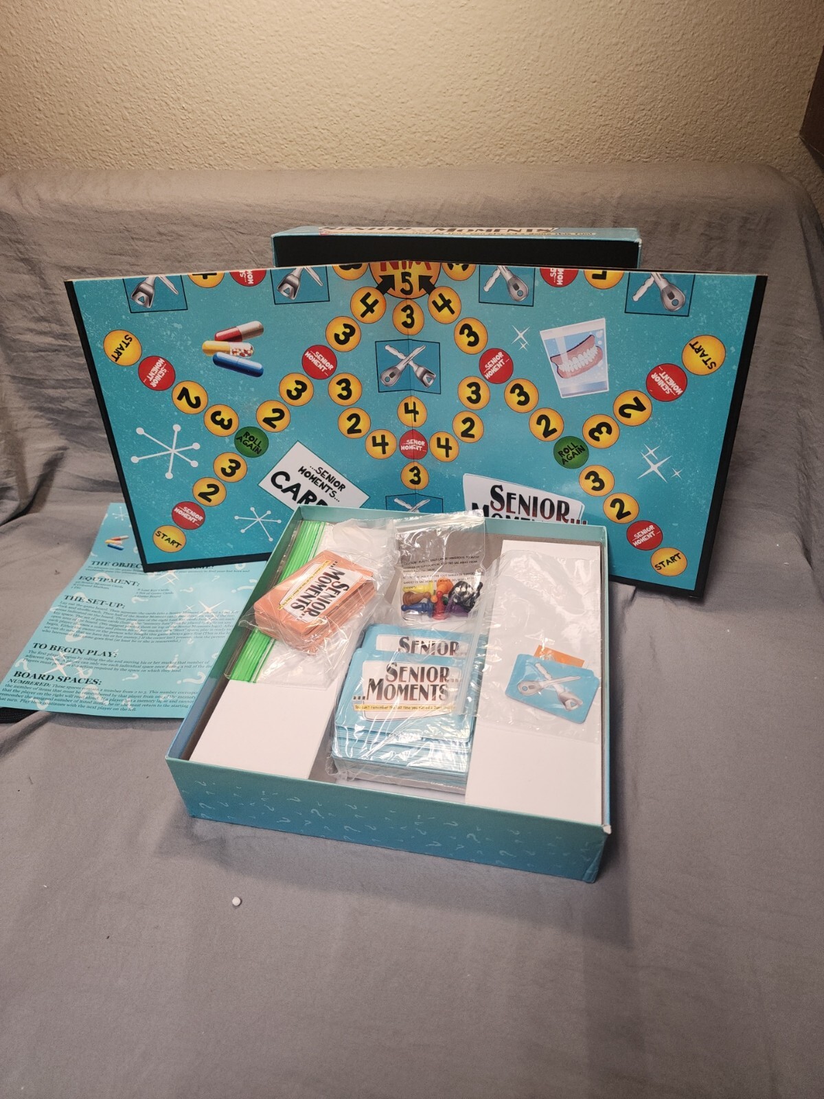 TDC Games Senior Moments Board Game complete