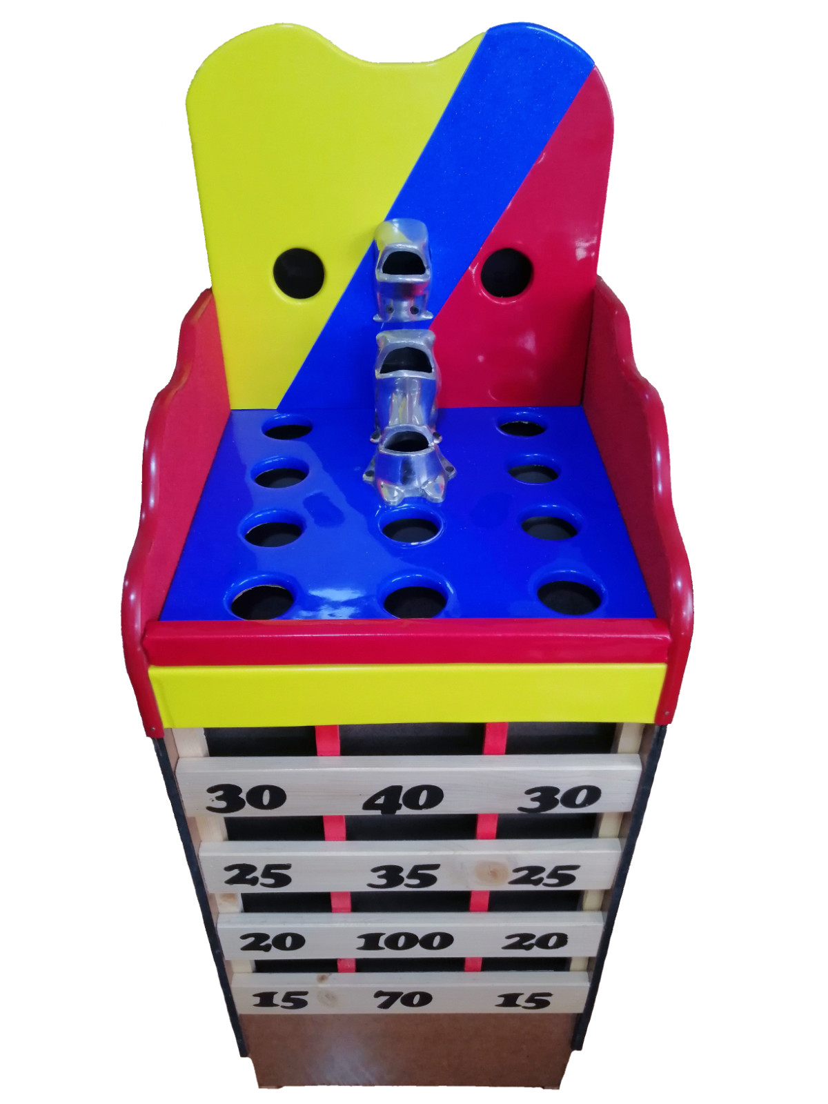 Juego de Sapo Rana Desarmable Colombia Con Argollas y Tablero de Puntuación