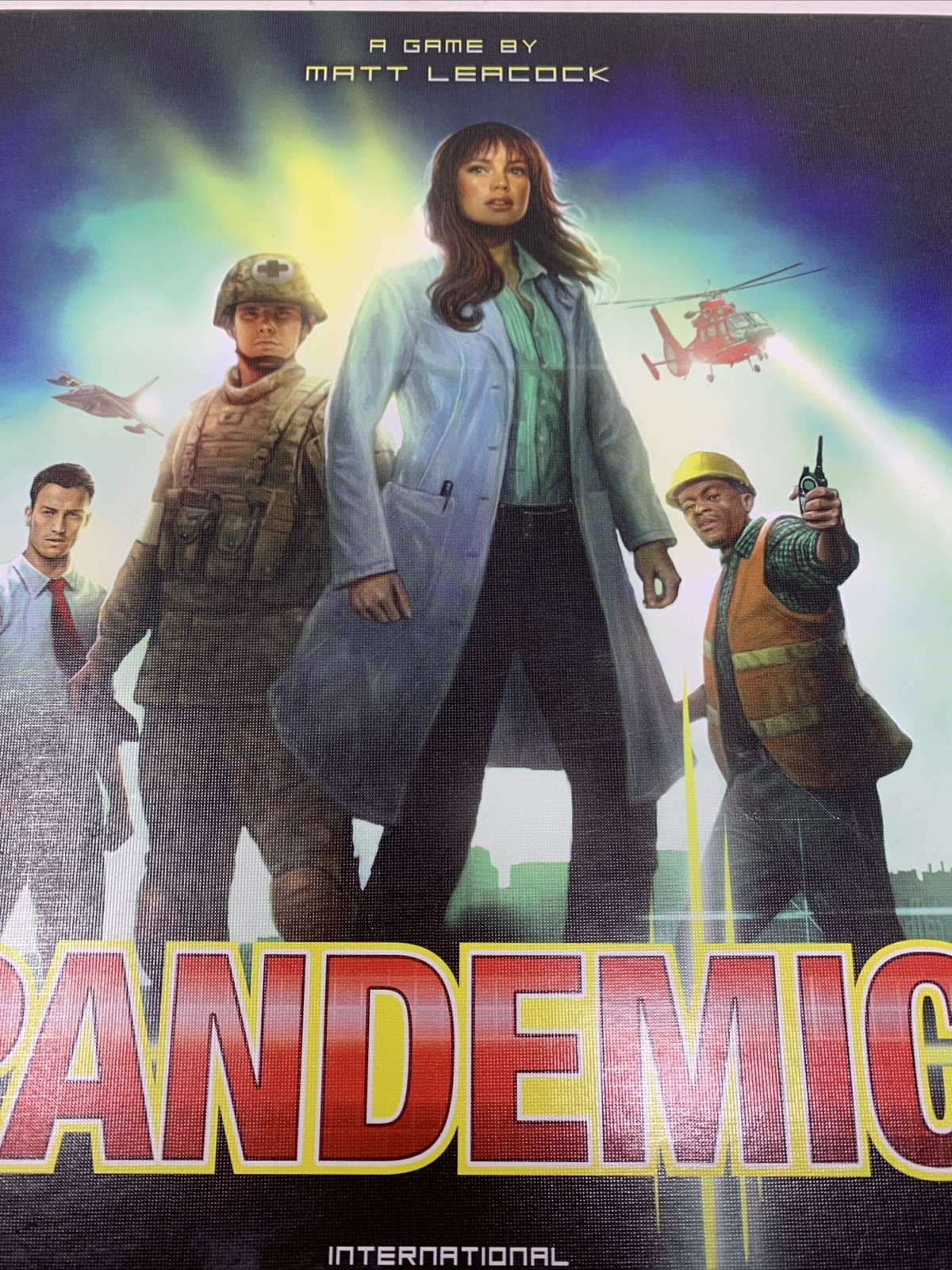 Z-Man Games Pandemic Cooperative Base Board Game 2 To 4 Players Complete EUC