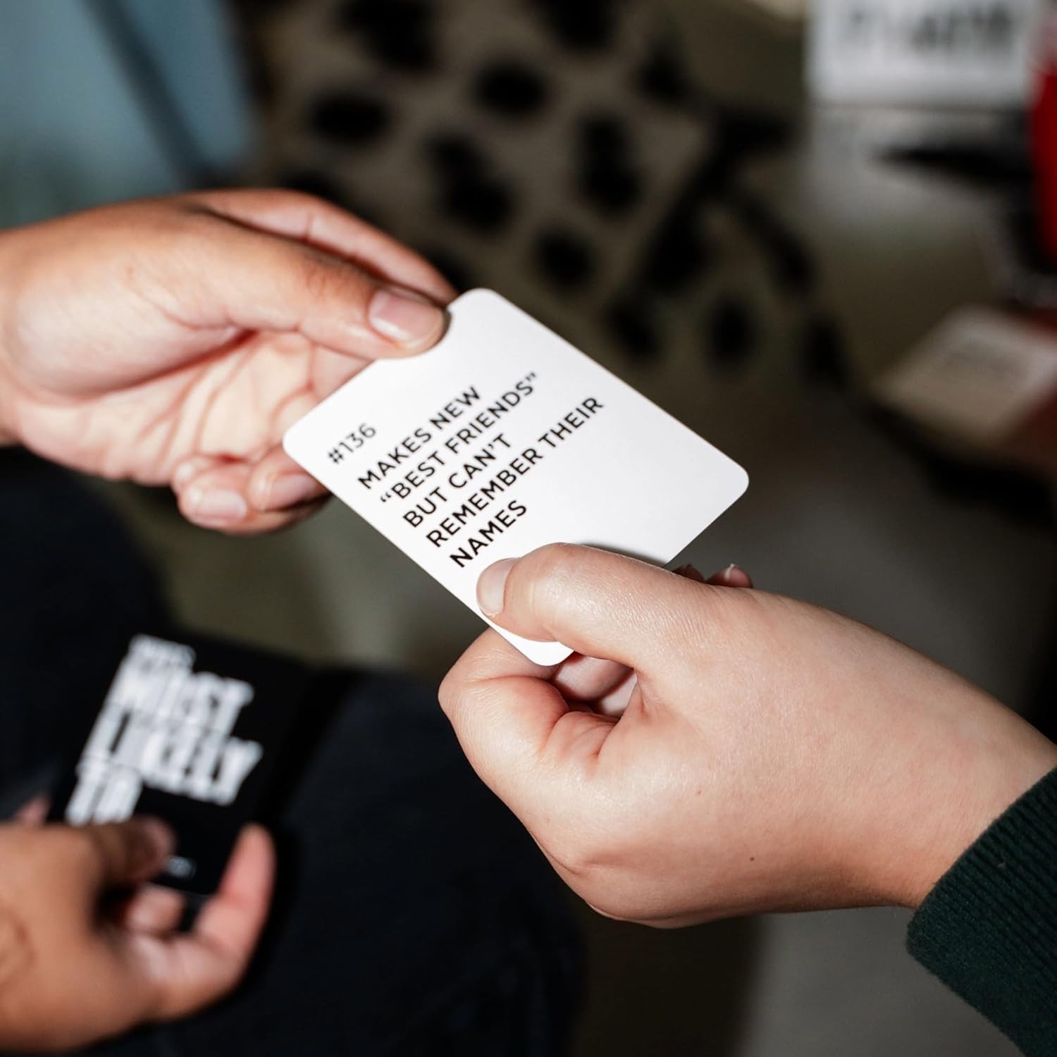 Delightful Party Game – Who’s Most Likely to… Kinda Clean Family Edition