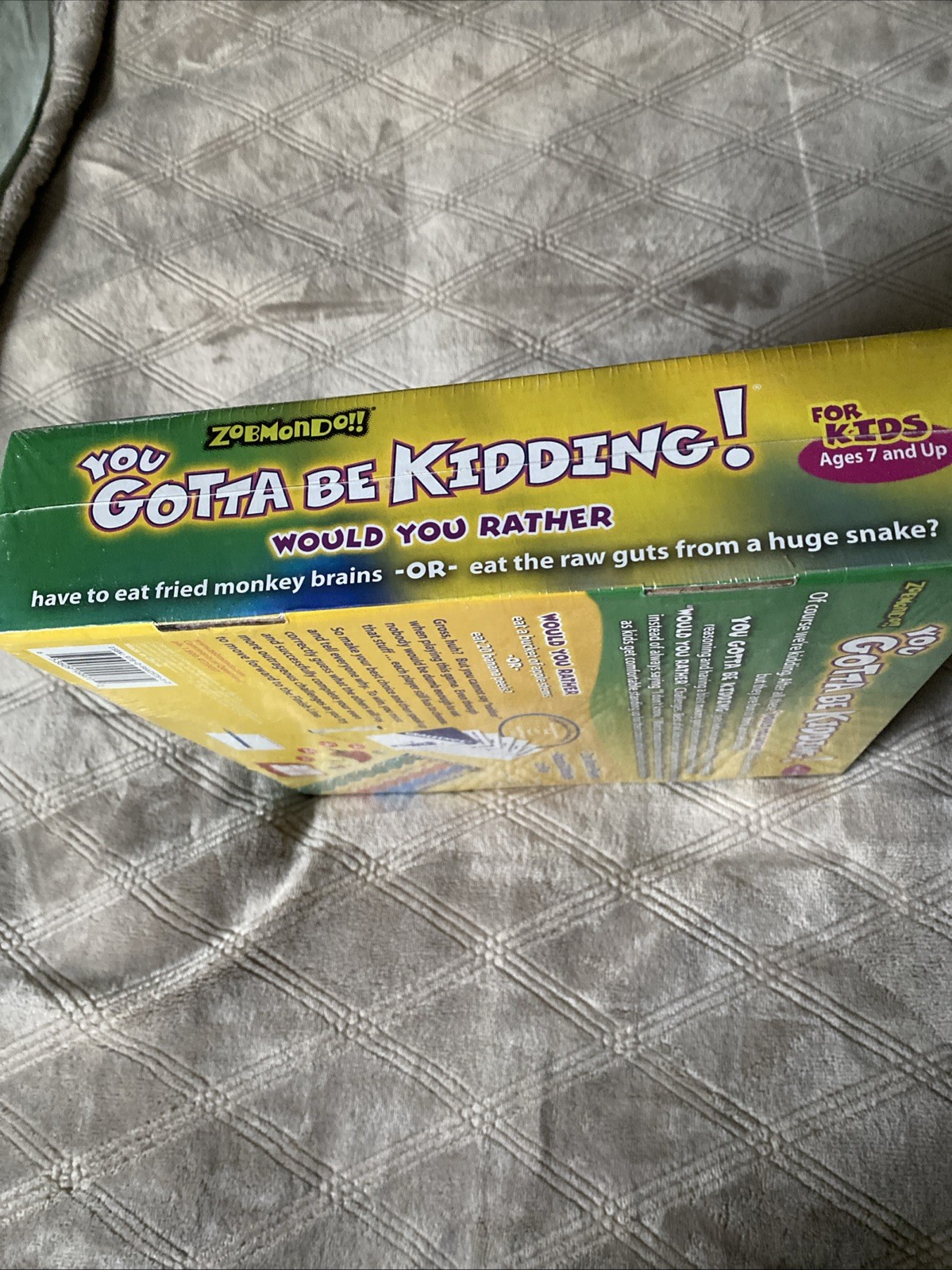 ZOBMONDO!! You Gotta Be Kidding! Would You Rather Game (Ages 7+) SEALED New
