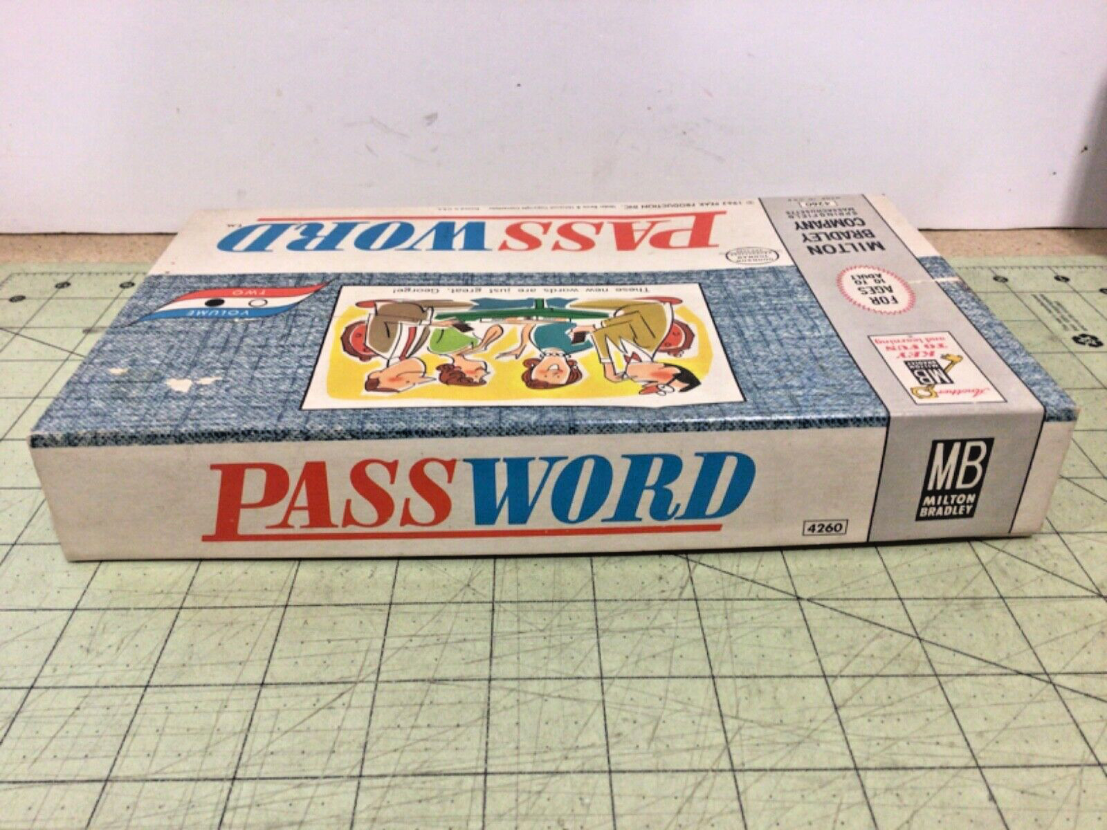 1962 Milton Bradley PASSWORD board game 4260 unused