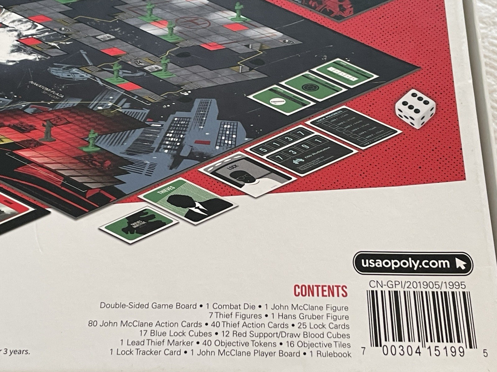 Die Hard Nakatomi Heist Strategy Board Game 2019 New Open Box
