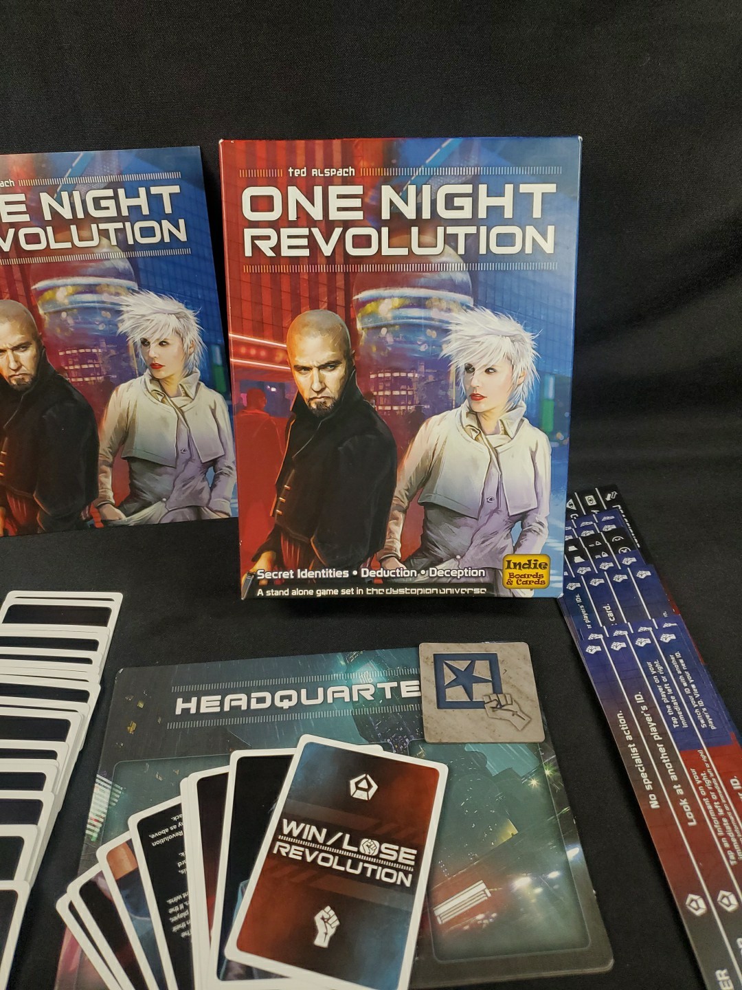 One Night Revolution – Indie Boards & Cards 2015 Kickstarter Edition w/ Promos