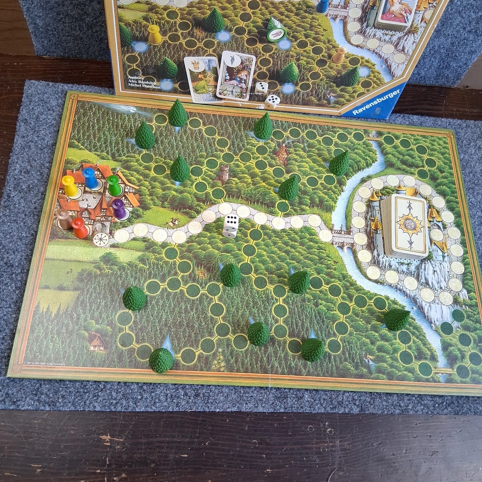 Enchanted Forest Ravensburger Vintage 1982 Board Game NO RULE BOOK