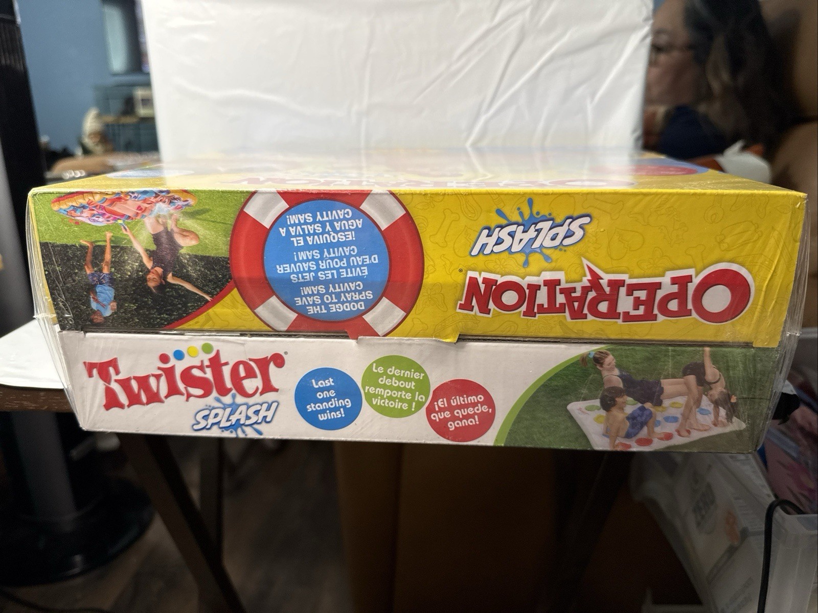 Hasbro Twister & Operation Splash Games Family Bundle Multicolor Outdoor NWT