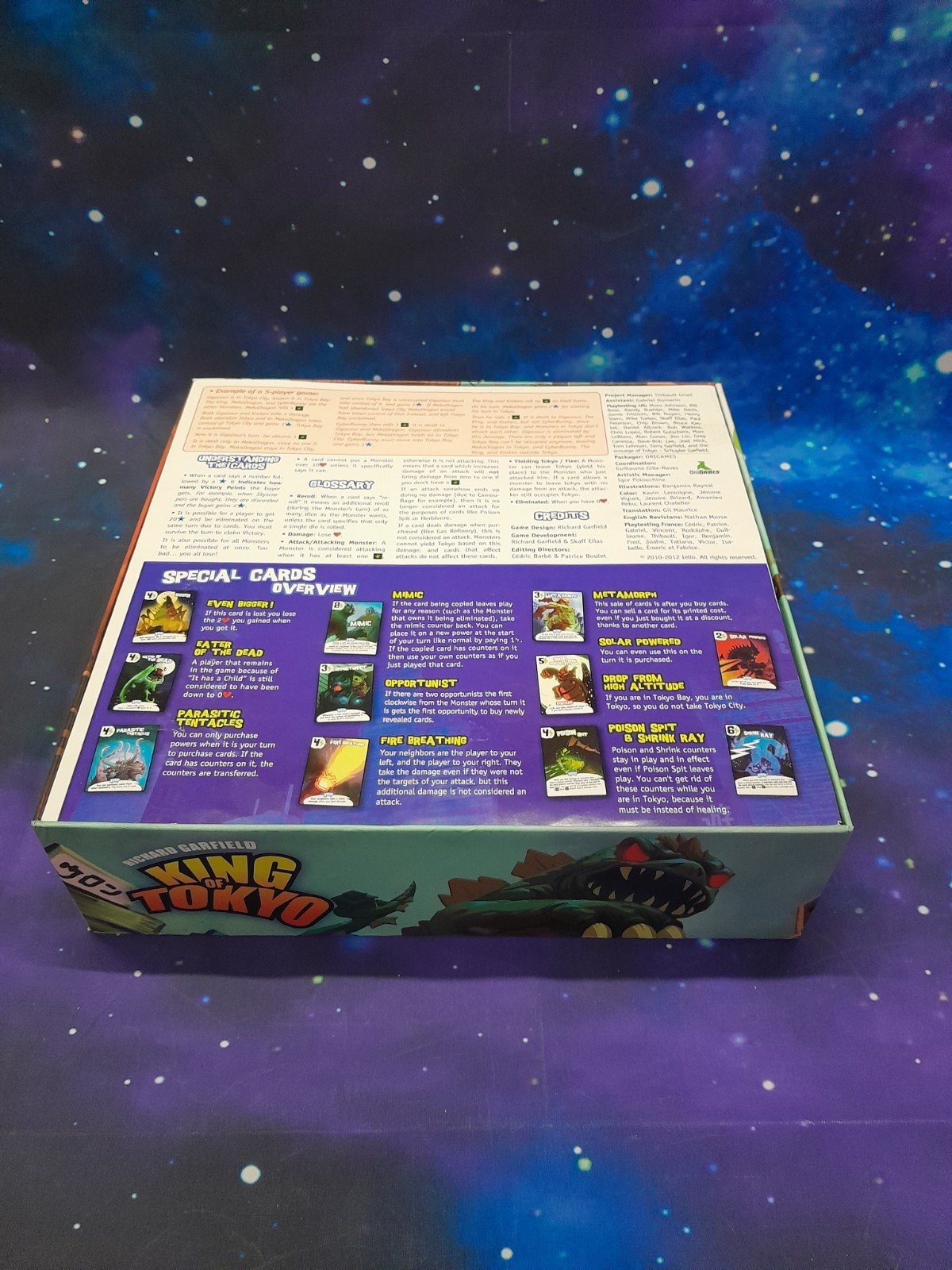 King of Tokyo Board Game – Richard Garfield – PreOwned Complete