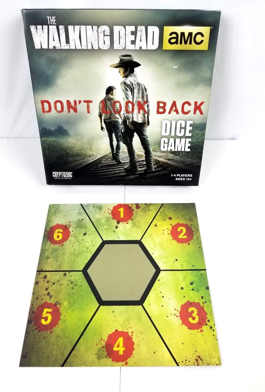 The Walking Dead Don’t Look Back Zombie Dice Board Game Cryptozoic COMPLETE