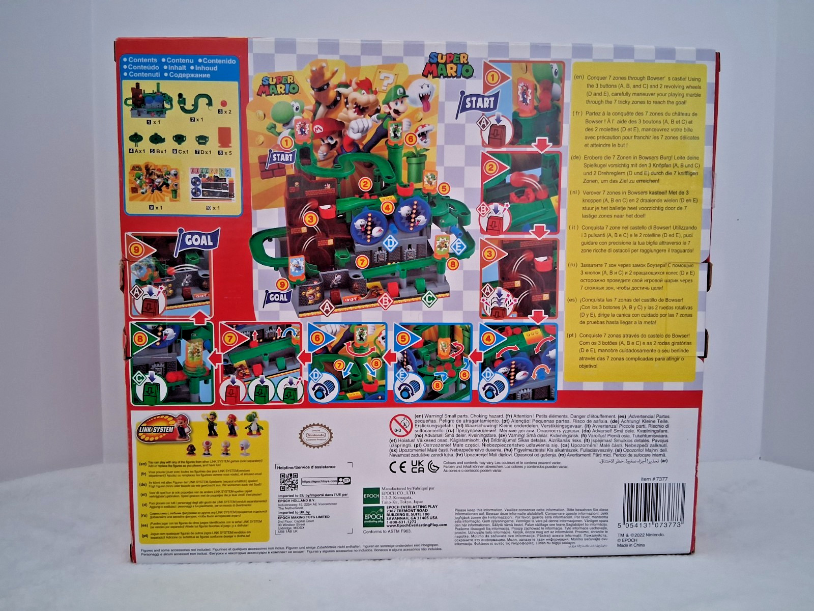 Epoch Super Mario Adventure Game DX Deluxe Nintendo Board Game Set Fun