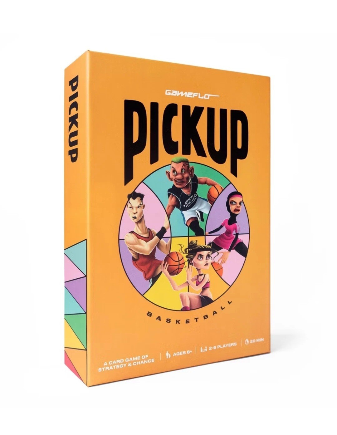 Gameflo Pickup Basketball Card Game Of Strategy 2-6 Players Ages 8+ New Sealed