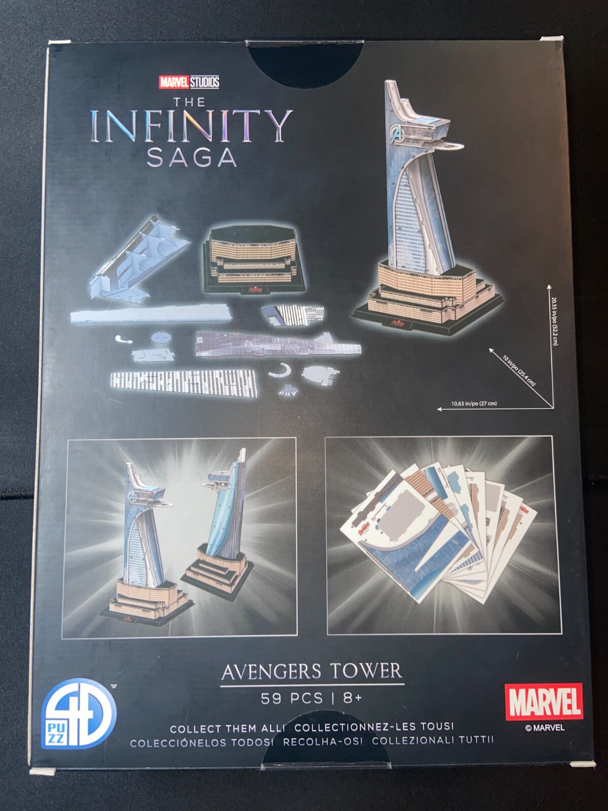 Marvel Avengers Tower 3D Puzzle 59 Pieces The Infinity Saga ULTRON 4D NEW