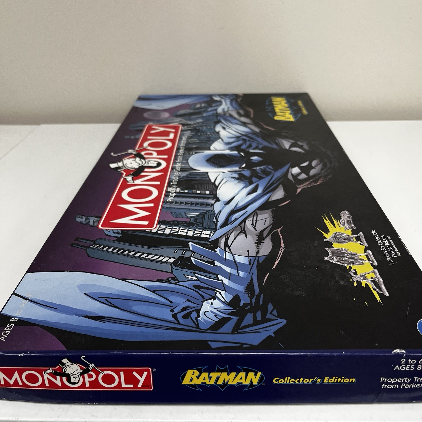MONOPOLY Batman 2005 Board Game w/ 6 Pewter Tokens 100% Complete Great Condition