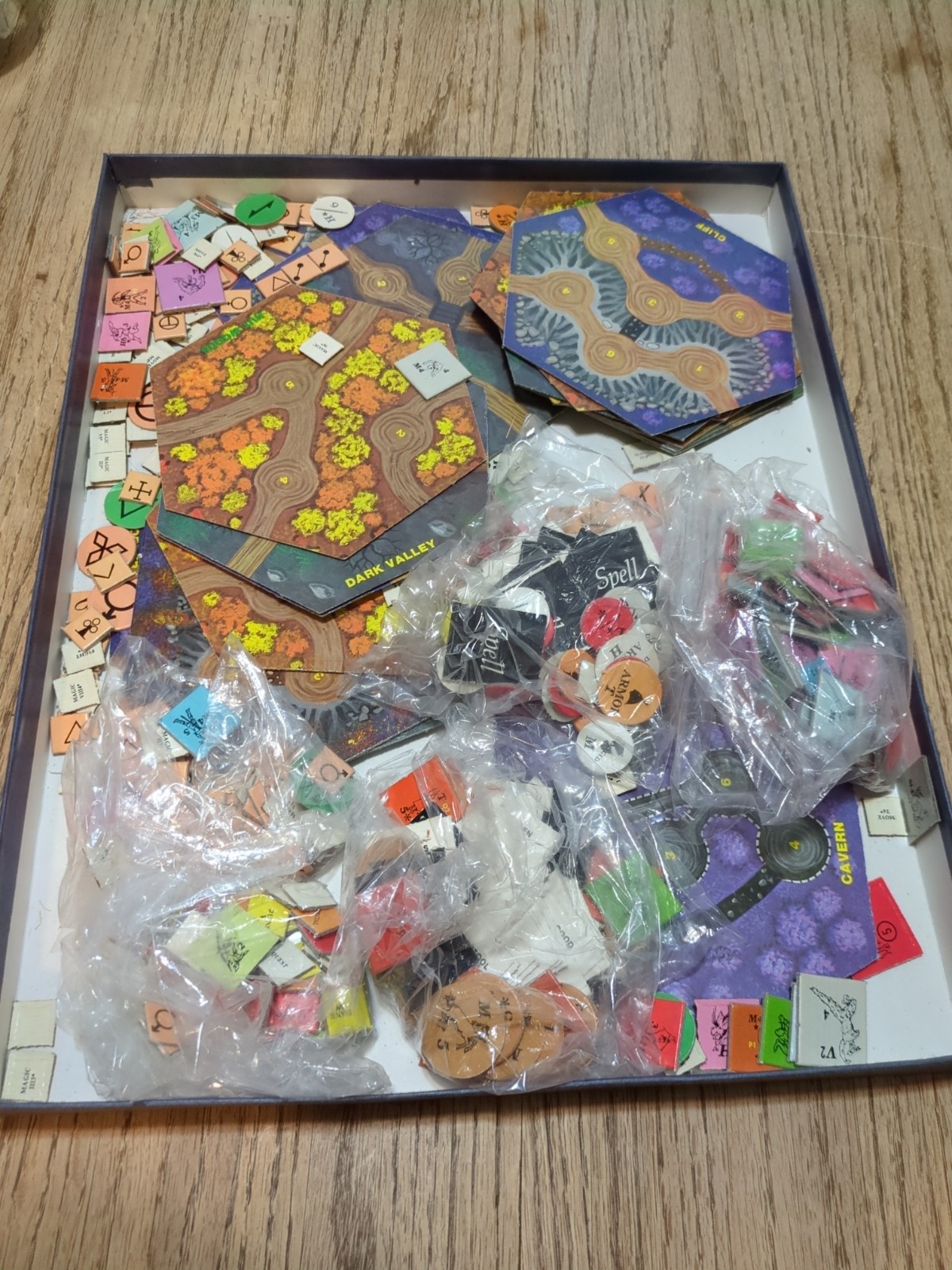 Magic Realm Board Game By Avalon Hill Vintage 1979 Fantasy Adventure Game Comple