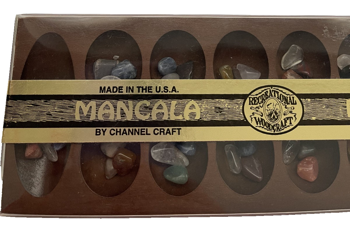 Vintage 1995 Mancala Wood Board Game by Channel Craft Made in USA Brand New