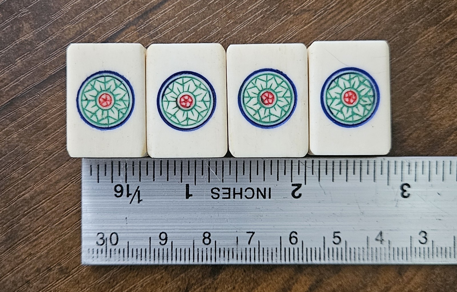 mahjong mahjongg mah jong mah jongg Bone Bamboo 4qty Tiles