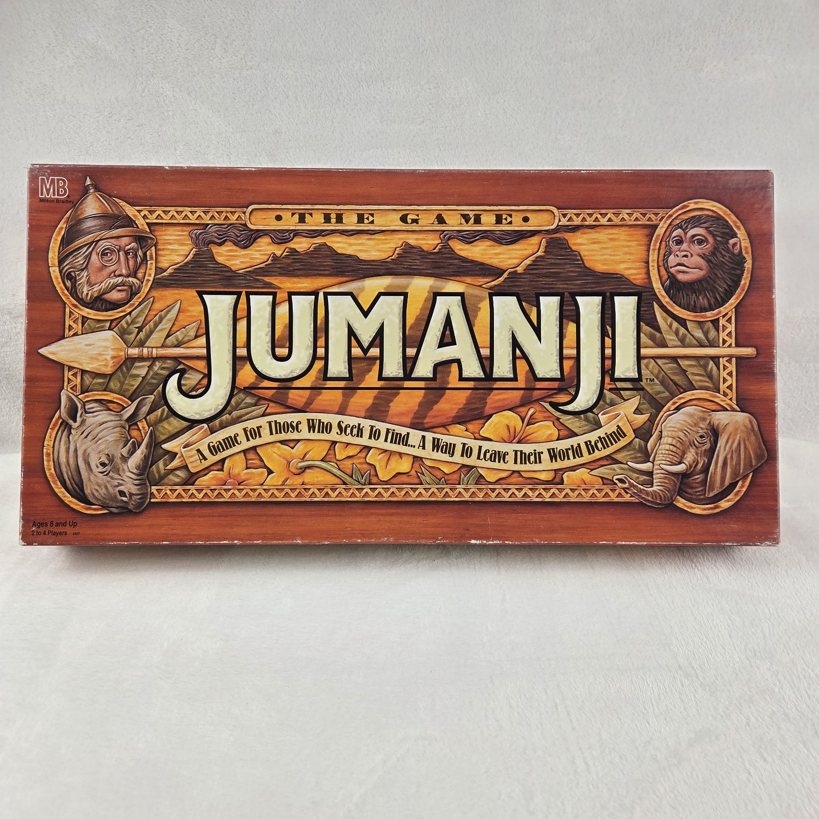 Vintage 1995 Jumanji Board Game Milton Bradley Complete! Nice Condition