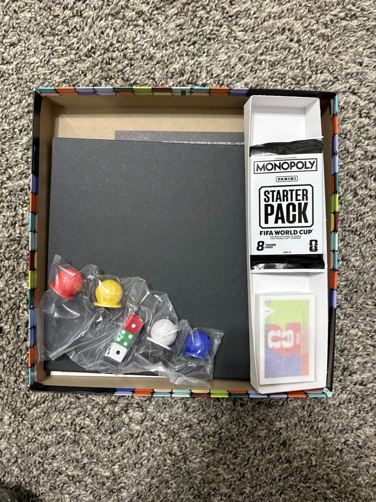Hasbro Games Monopoly FIFA World Cup Panini Prizm Board Game 2-4 Players 8+