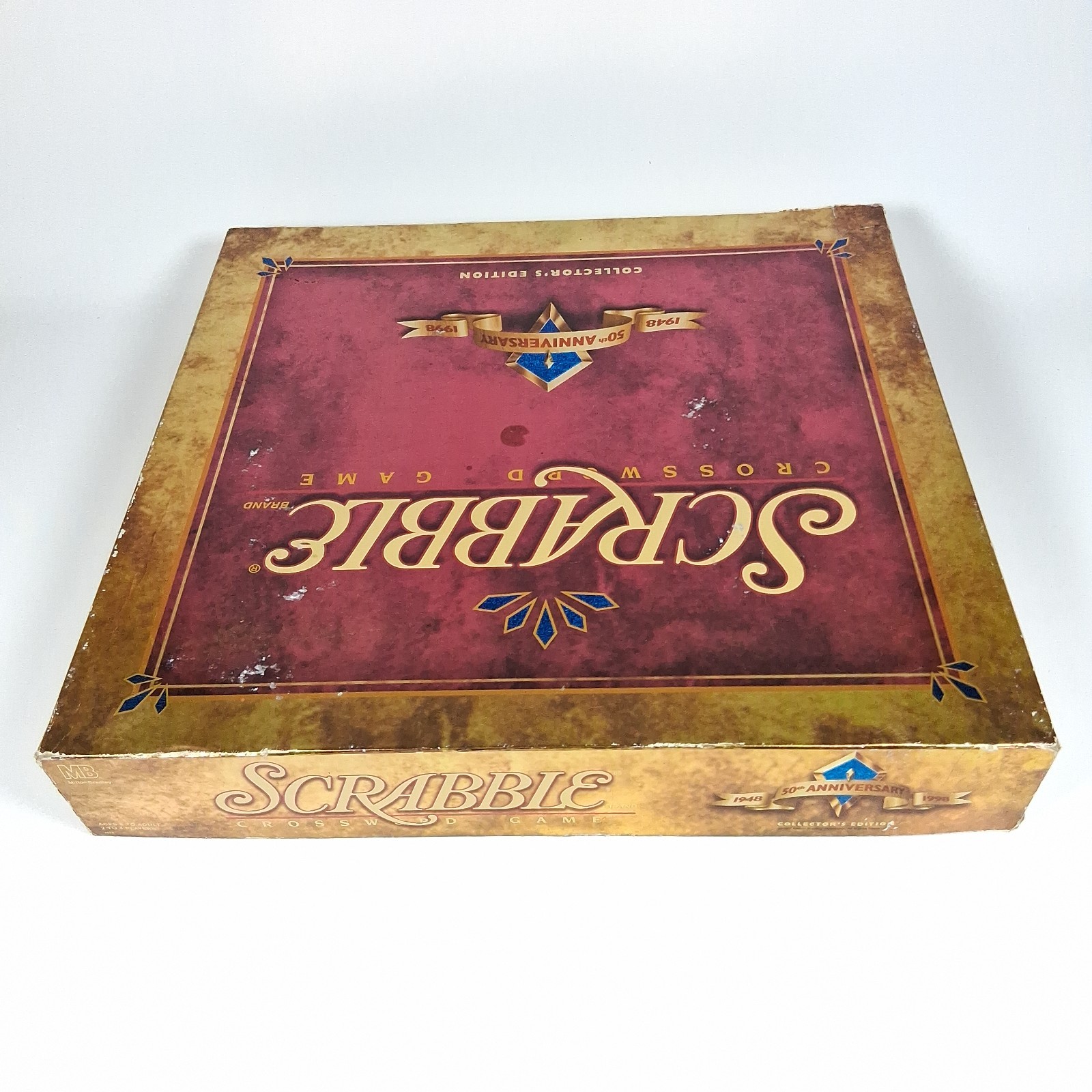 Scrabble 50th Anniversary Collectors Edition 1998 Vintage Board Game