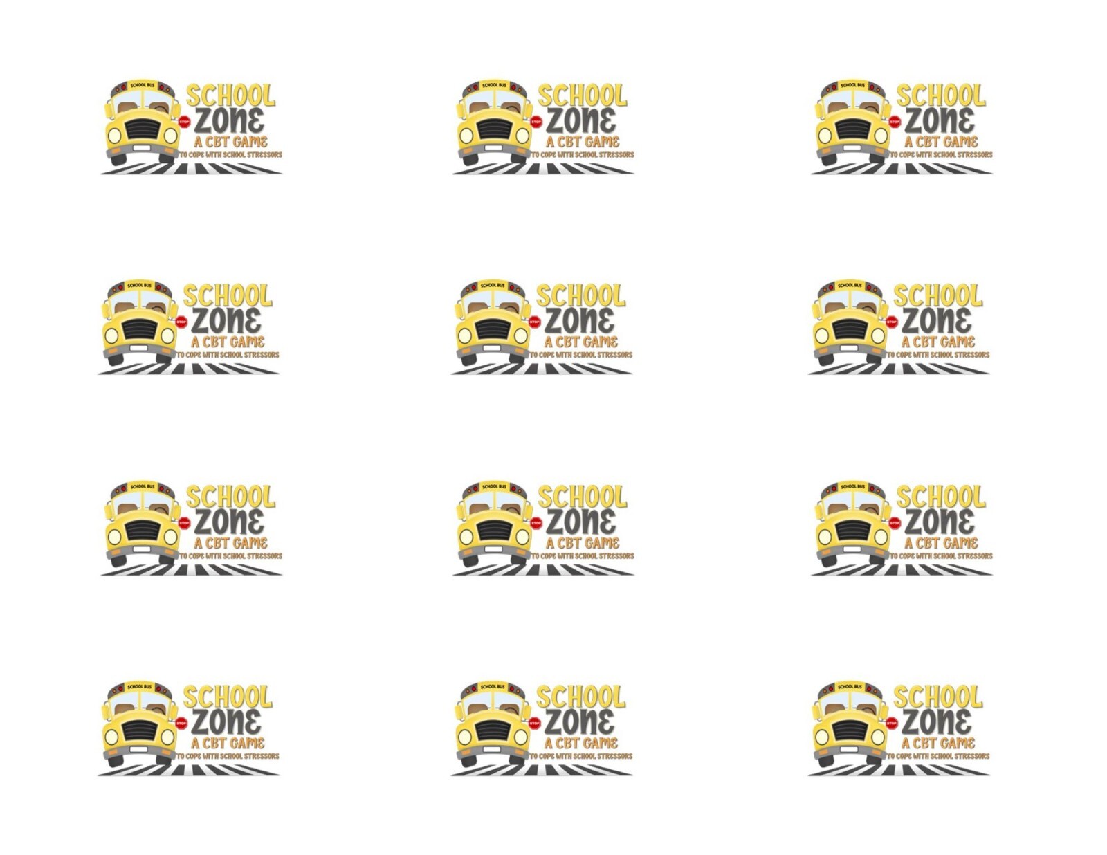 School Zone: A Counseling Game to Cope with School Stressors