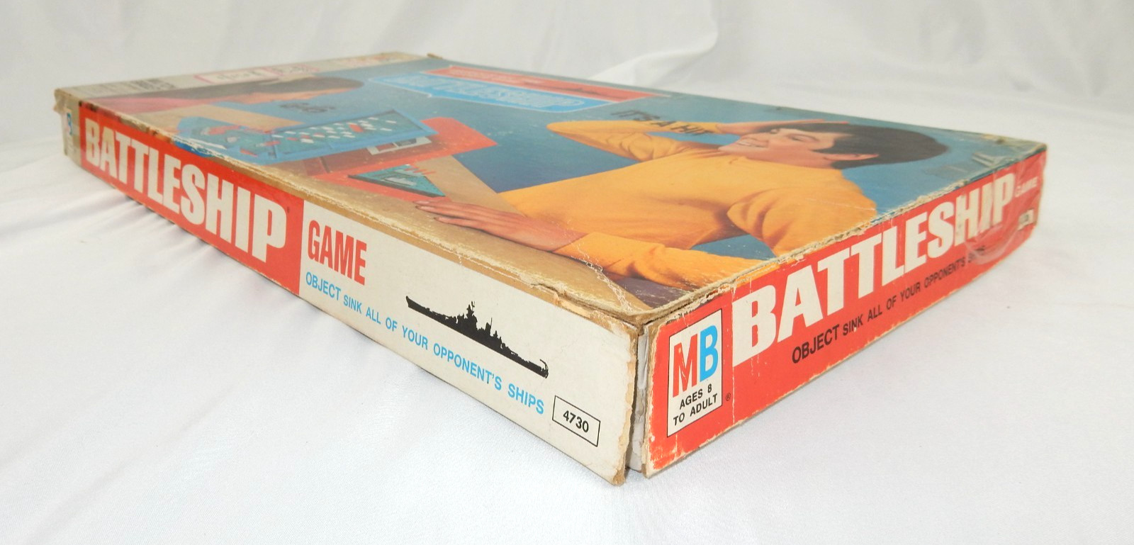 1967 Milton Bradley Battleship Board Game 4730 Vintage Incomplete 9/10 Ships