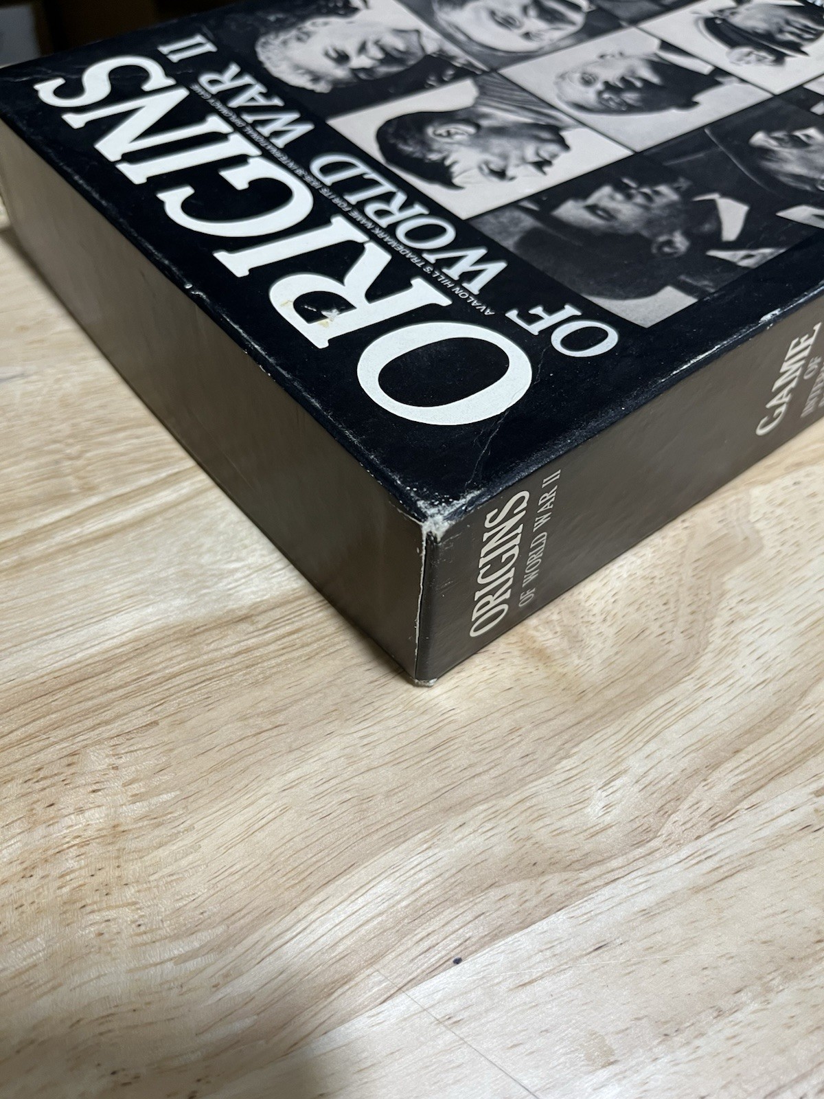 Origins Of World War II 2 Board Game. Unpunched/complete. Avalon Hill Board Game