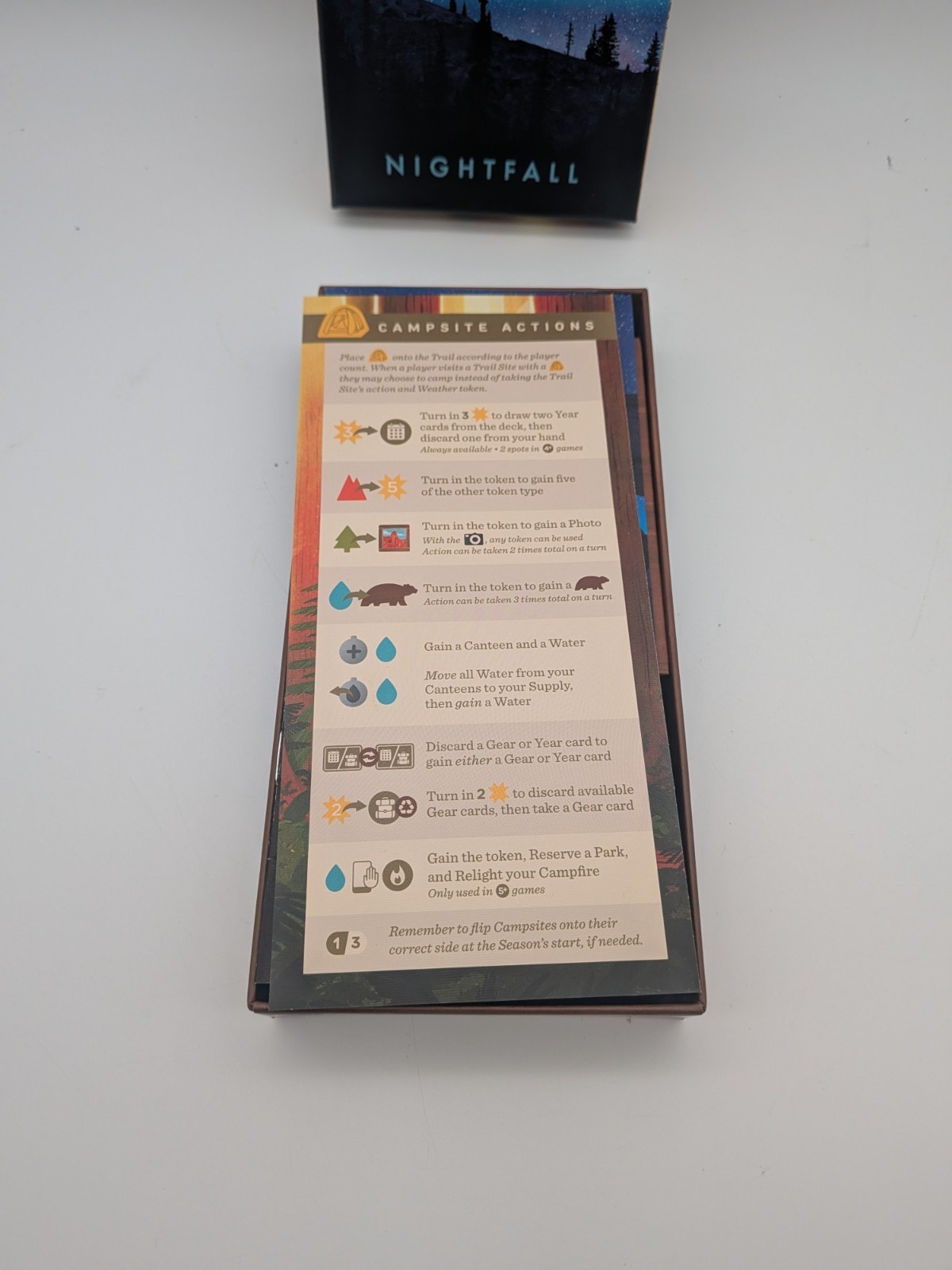 Parks 1st Ed Kickstarter Editio & Nightfall Expansion OOP