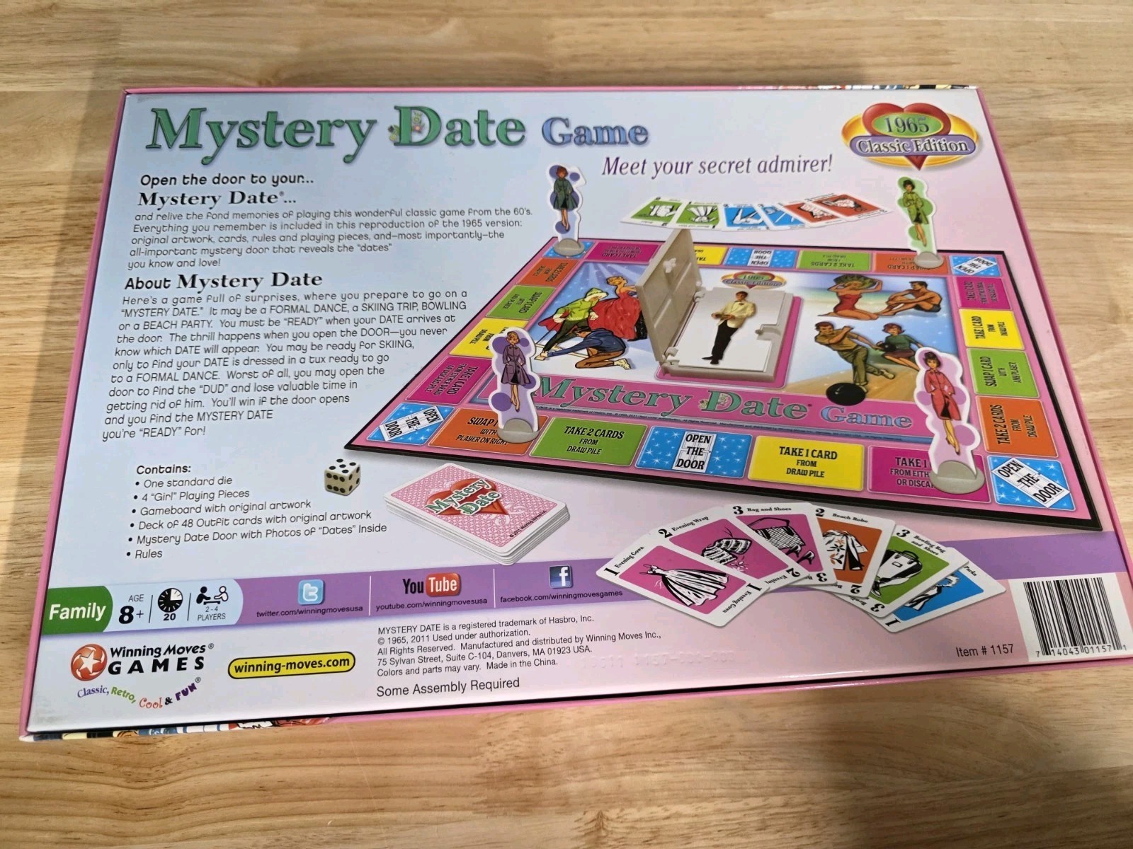 Mystery Date Game 1965 (Hasbro, 2011 Version) – Complete