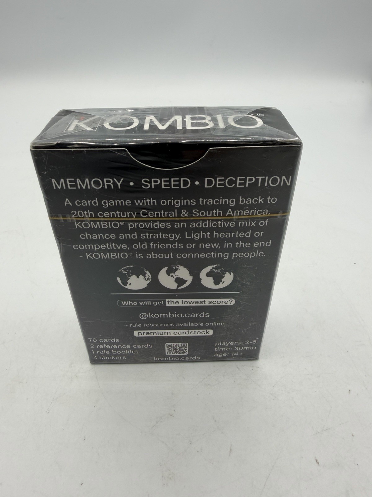 KOMBIO The All-in-One Card Game | 2-6+ Players Speed Memory Strategy NEW SEALED
