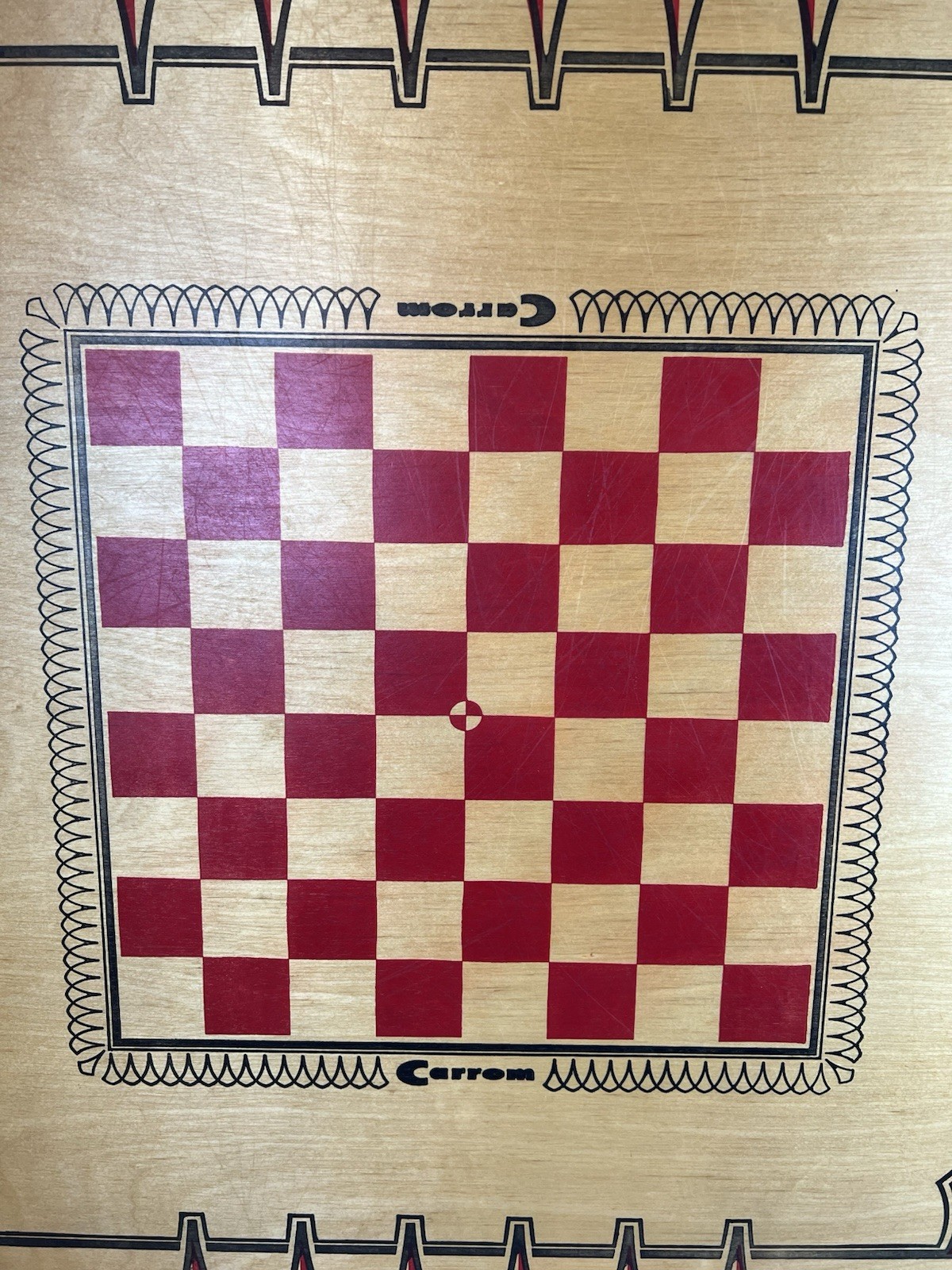 Vibrant VTG 1960s Carrom Model 106 Double Sided-Nice Wall Art Game Room Man Cave