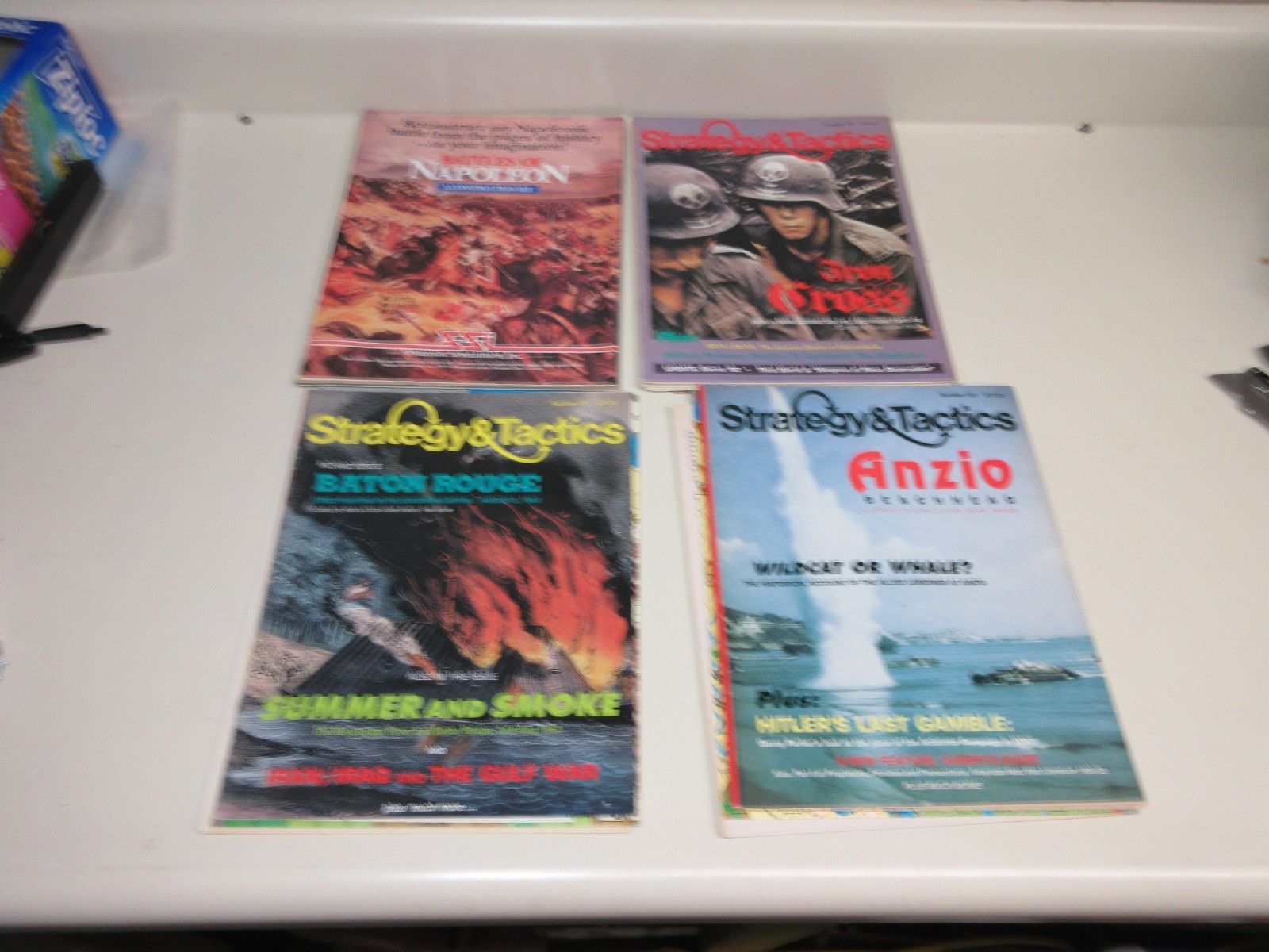 LOT 4 Strategy & Tactics/Decision Magazine War games # 131 132 133 134 UNPUNCHED