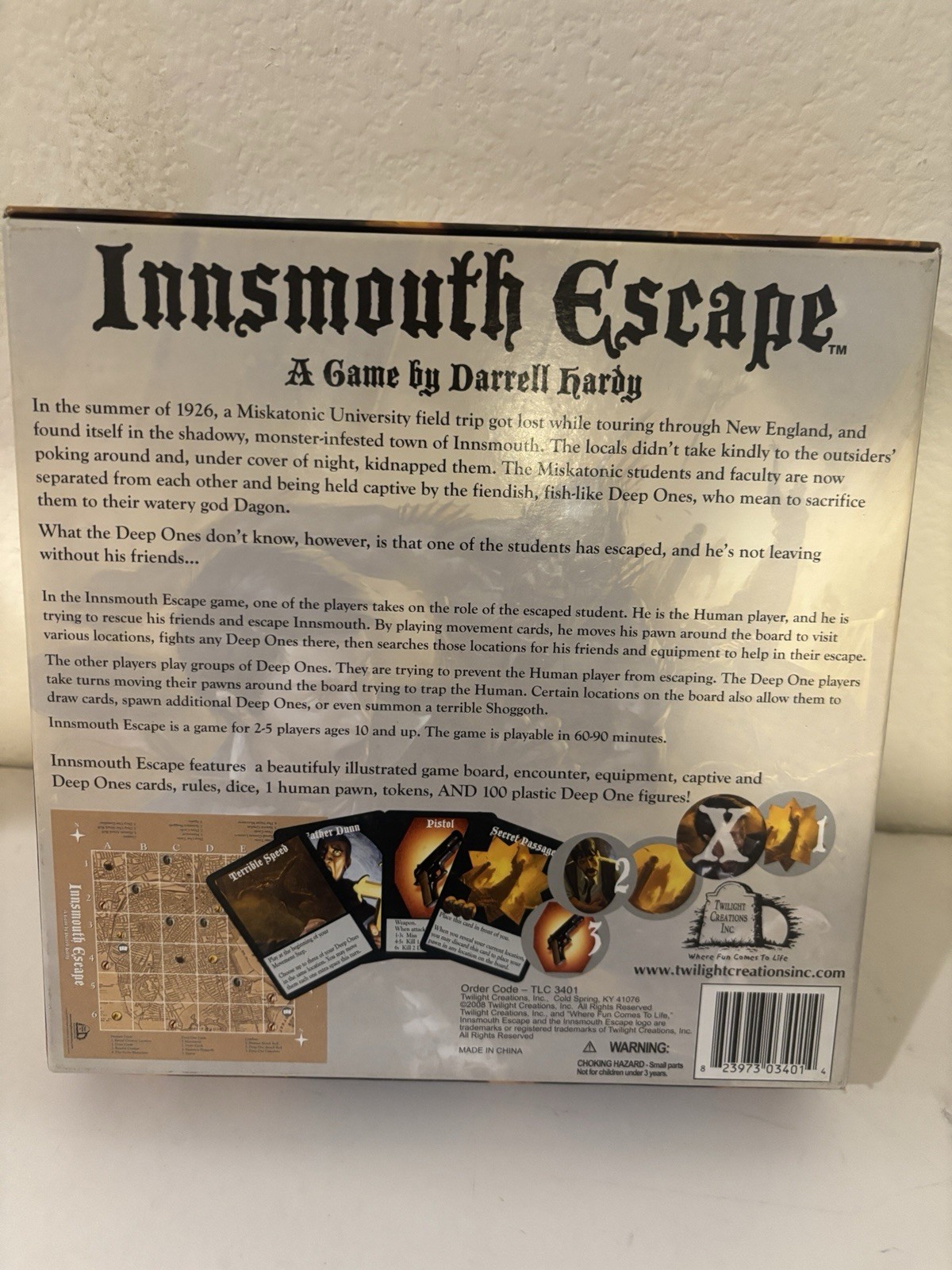 Innsmouth Escape Fantasy Role Playing Game 2008 Twilight Creations Complete