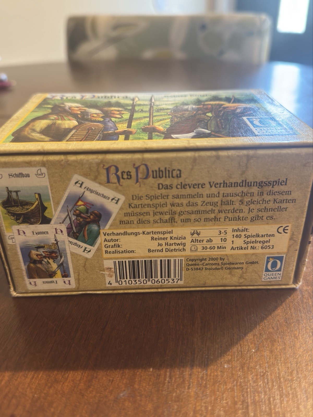 Queen Games Res Publica Complete Card Game 2000 Spiel des Jahres 3+ 10+