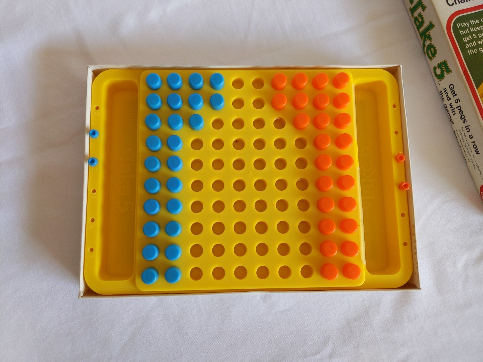 Vintage Gabriel Take 5 Challenging Strategy Puzzler For Two Hi Q Game 77452