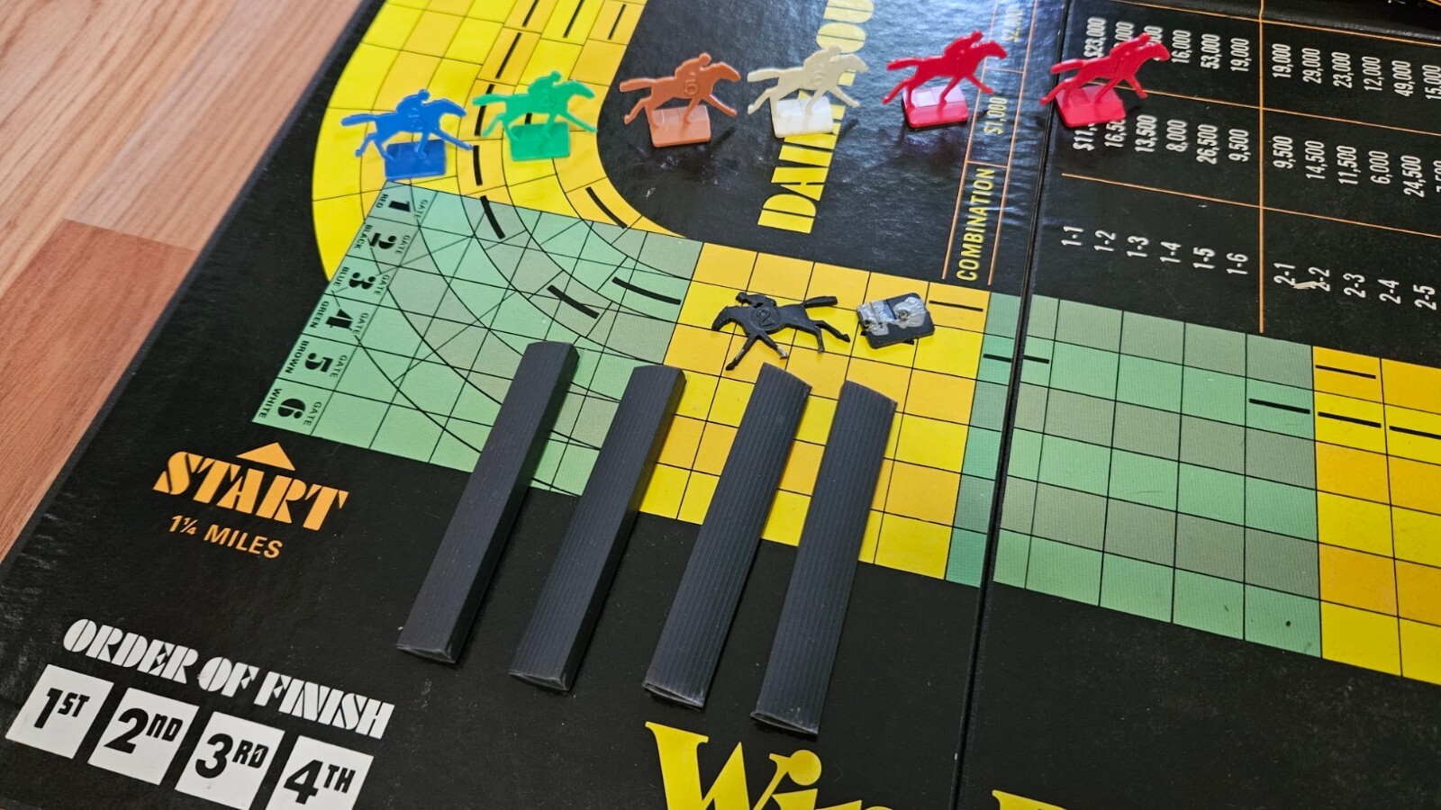 Win, Place & Show Avalon Hill Sports Illustrated Horse Racing Board Game IN BOX