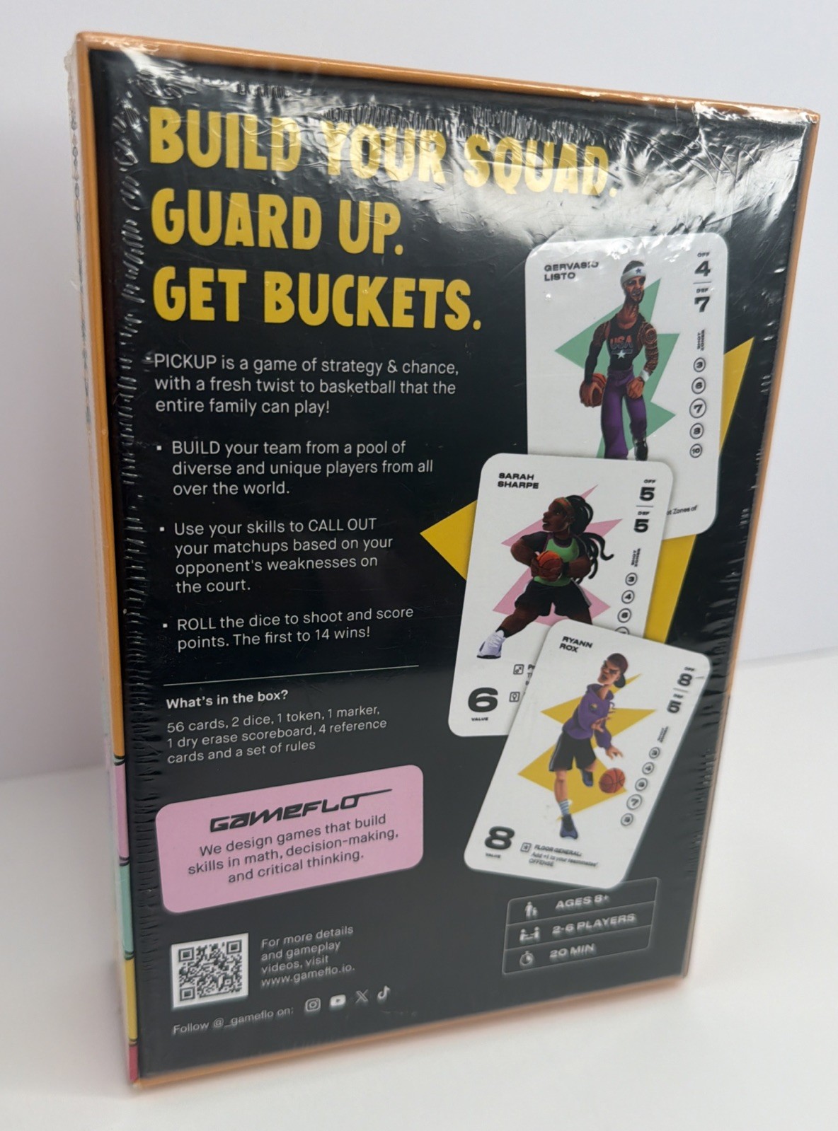 Gameflo Pickup Basketball Card Game Of Strategy Ages 8+ /2-6 Players New/Sealed